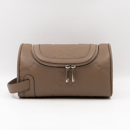 Toiletry Case Small Jumbo GG Embossed Good Taupe