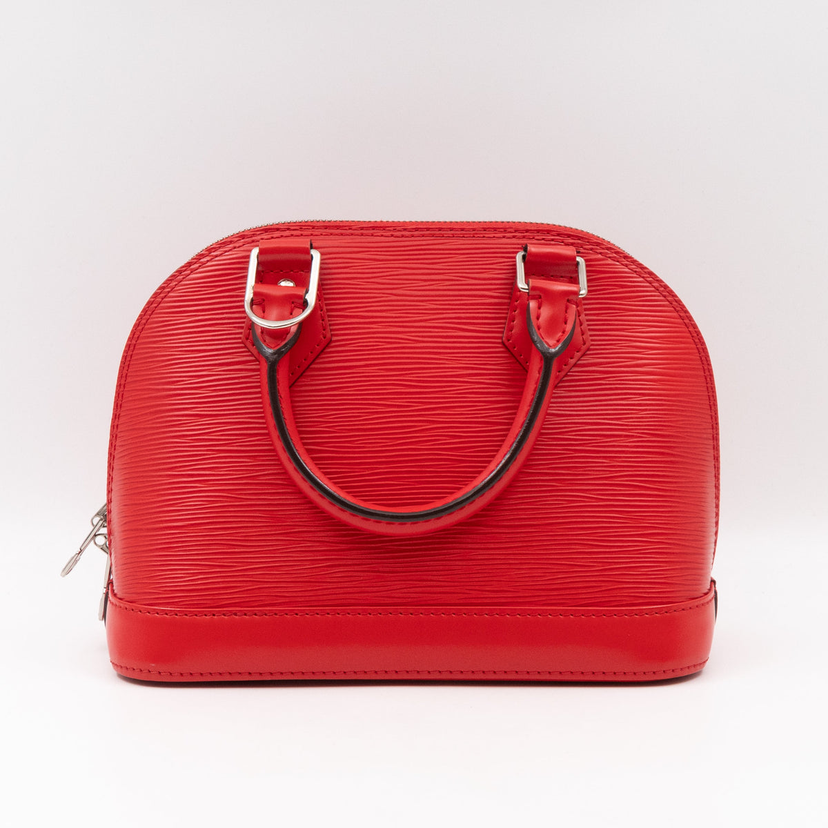Alma BB Red Epi Leather