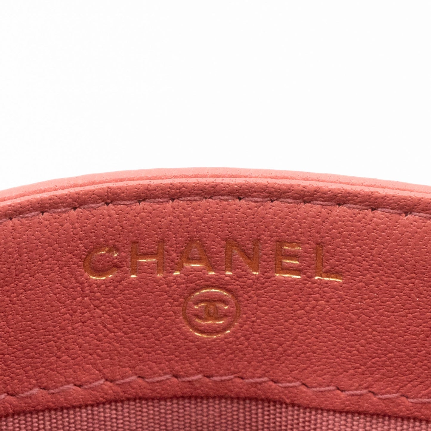 Chanel 19  Holder Pink Leather