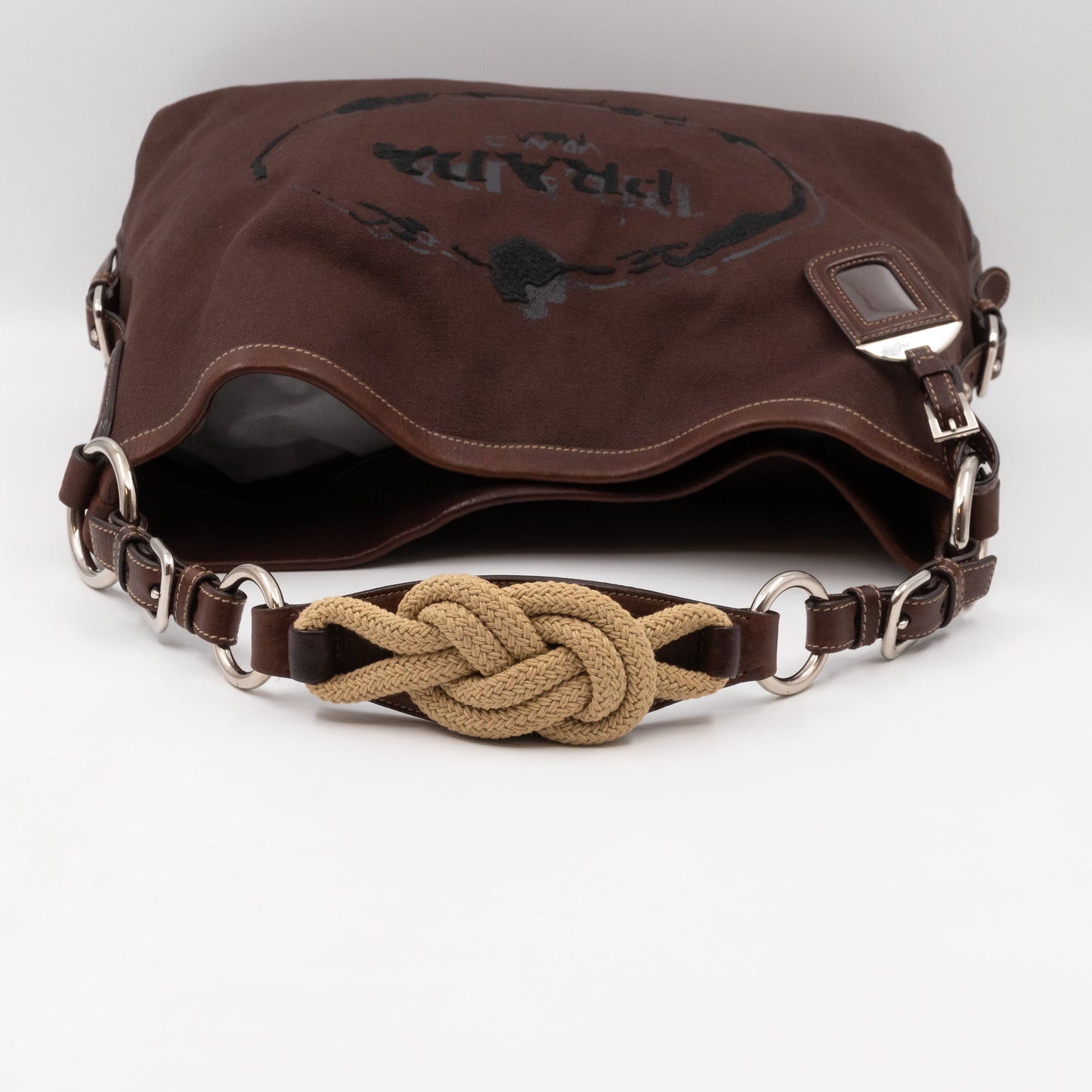Canapa Hobo Canvas with hand woven rope