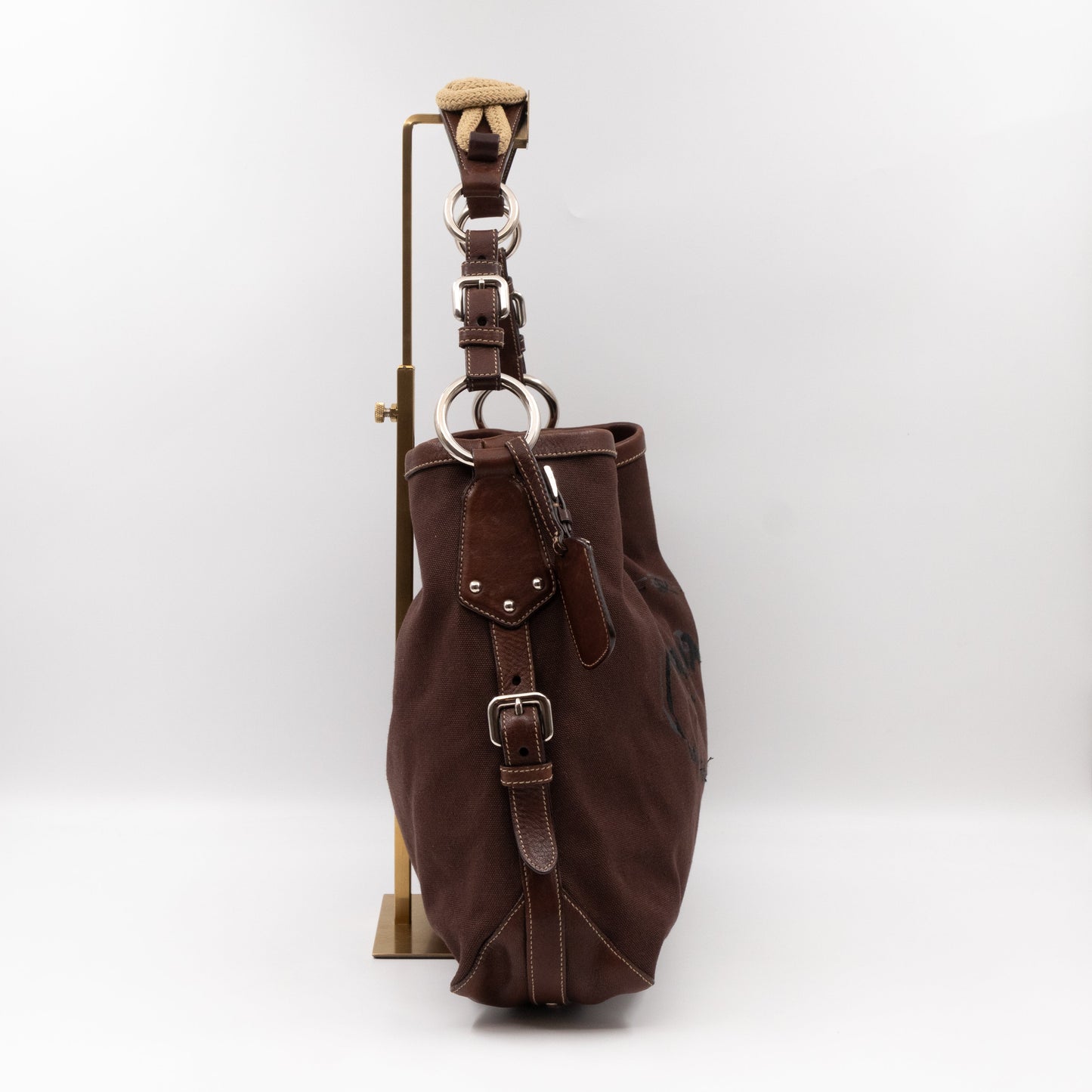 Canapa Hobo Canvas with hand woven rope