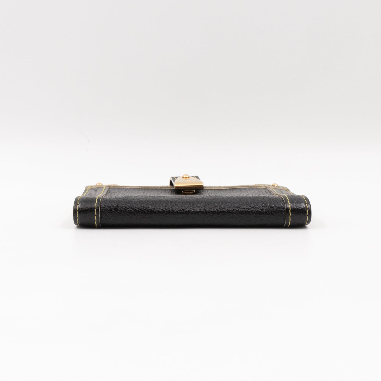 Small Agenda Cover Black Suhali Leather