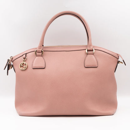 Dome Bag GG Charm Pink Leather