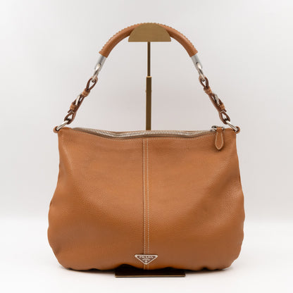 Shoulder Bag Brown Leather