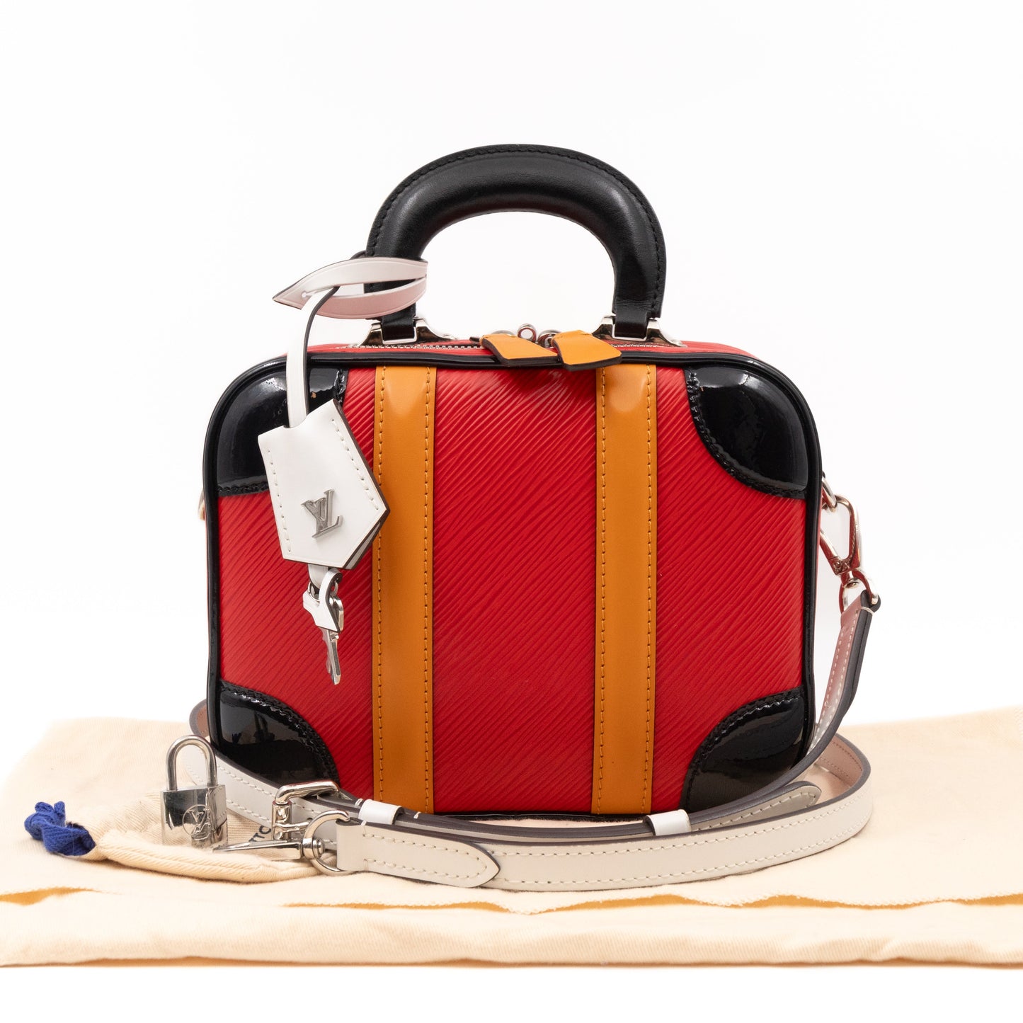 Louis-vuitton Valisette BB Red Epi Leather