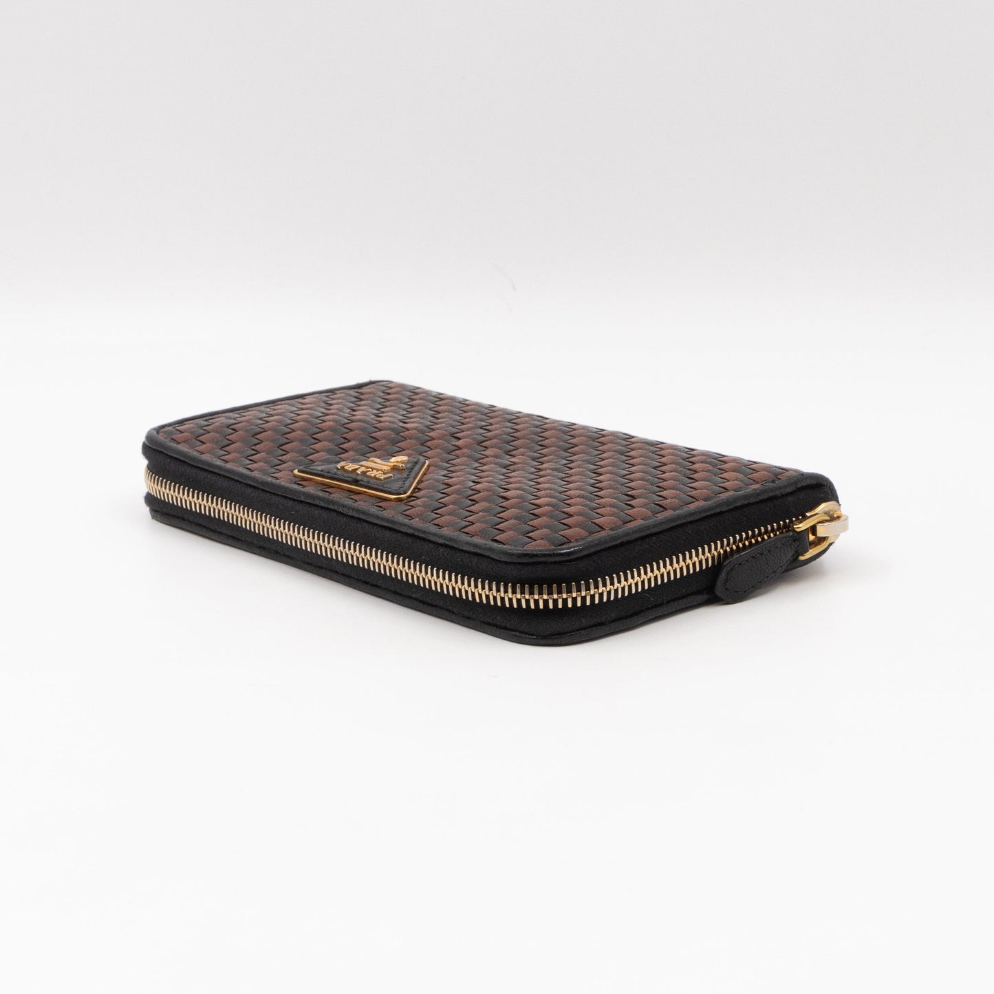 Madras Zip Around Wallet Brown