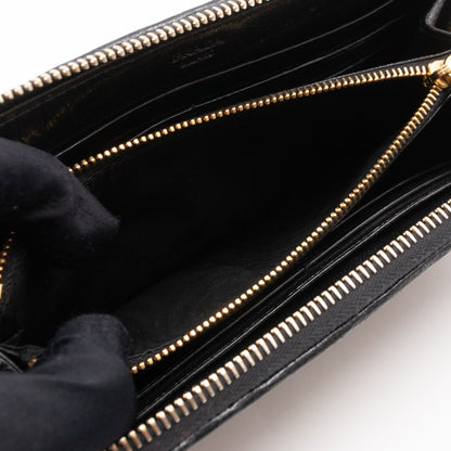 Madras Zip Around Wallet Brown