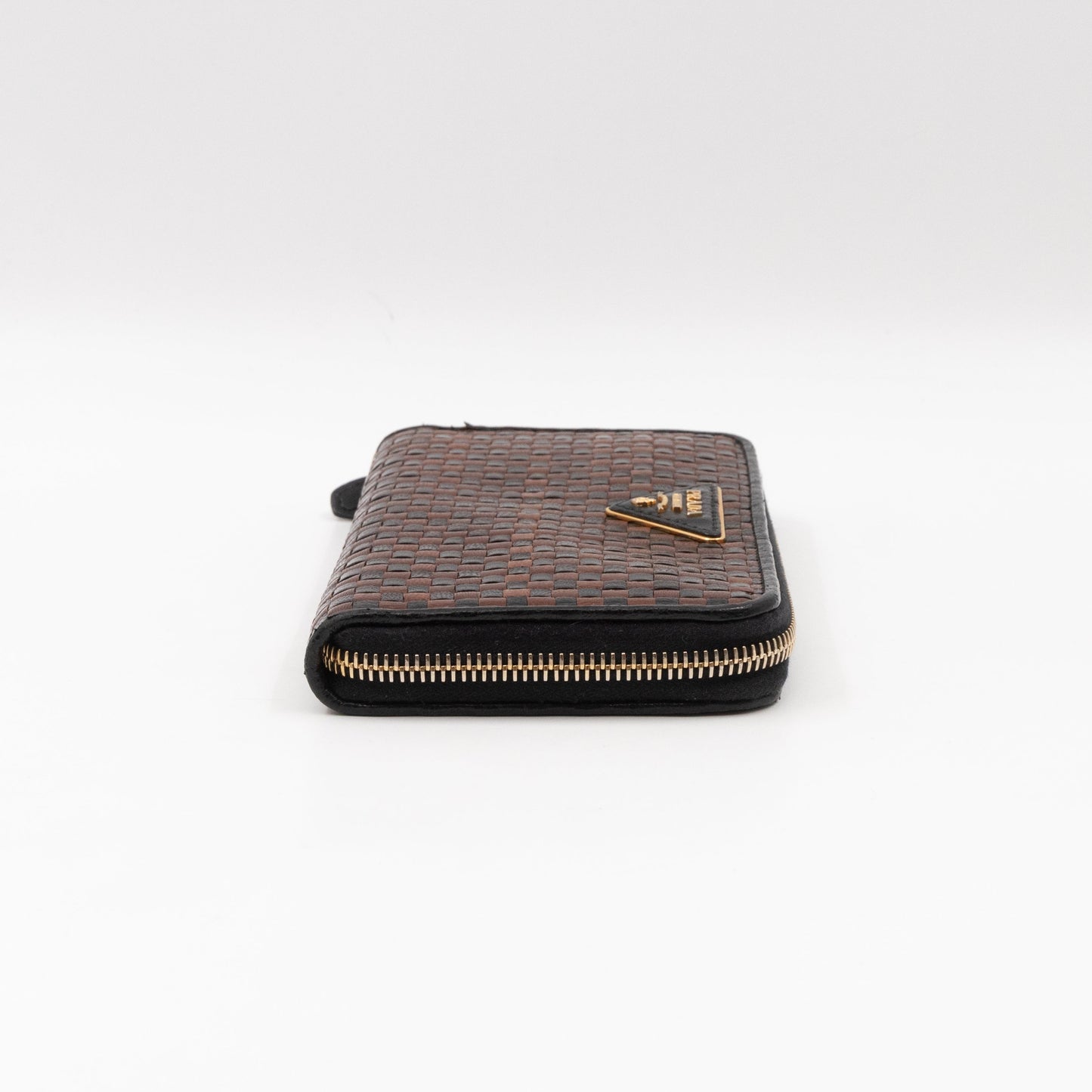 Madras Zip Around Wallet Brown
