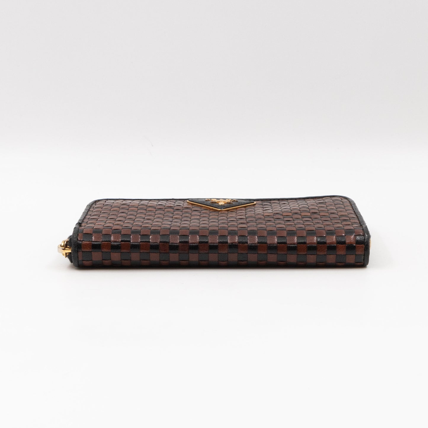 Madras Zip Around Wallet Brown