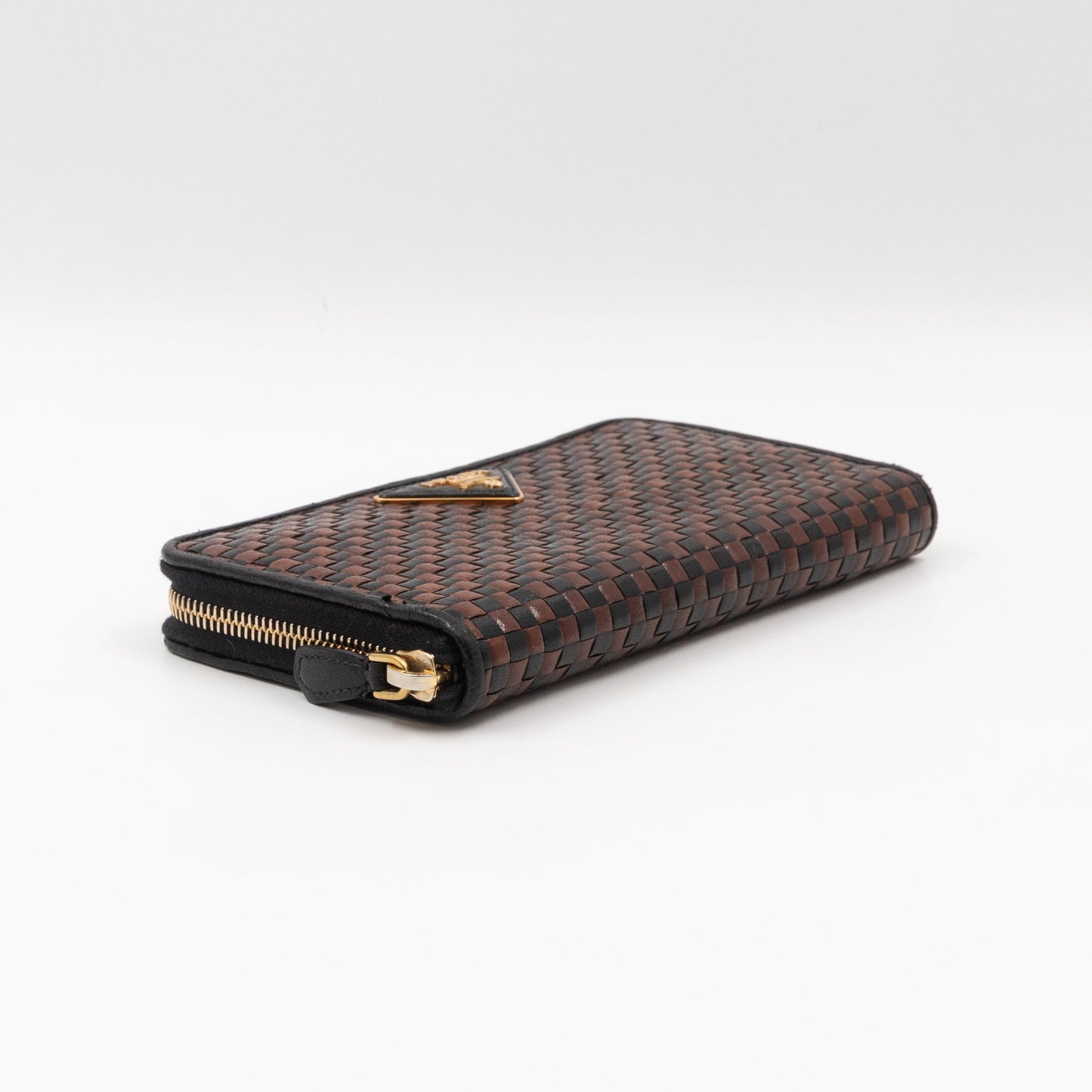 Madras Zip Around Wallet Brown
