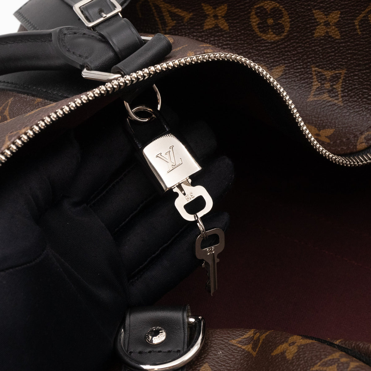 Louis-vuitton Keepall 55 Bandouliere Monogram Macassar