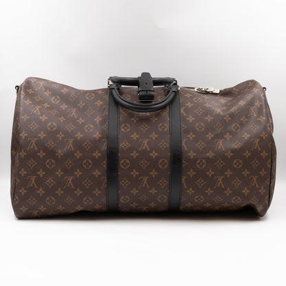 Louis-vuitton Keepall 55 Bandouliere Monogram Macassar