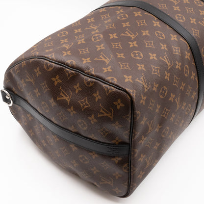 Louis-vuitton Keepall 55 Bandouliere Monogram Macassar
