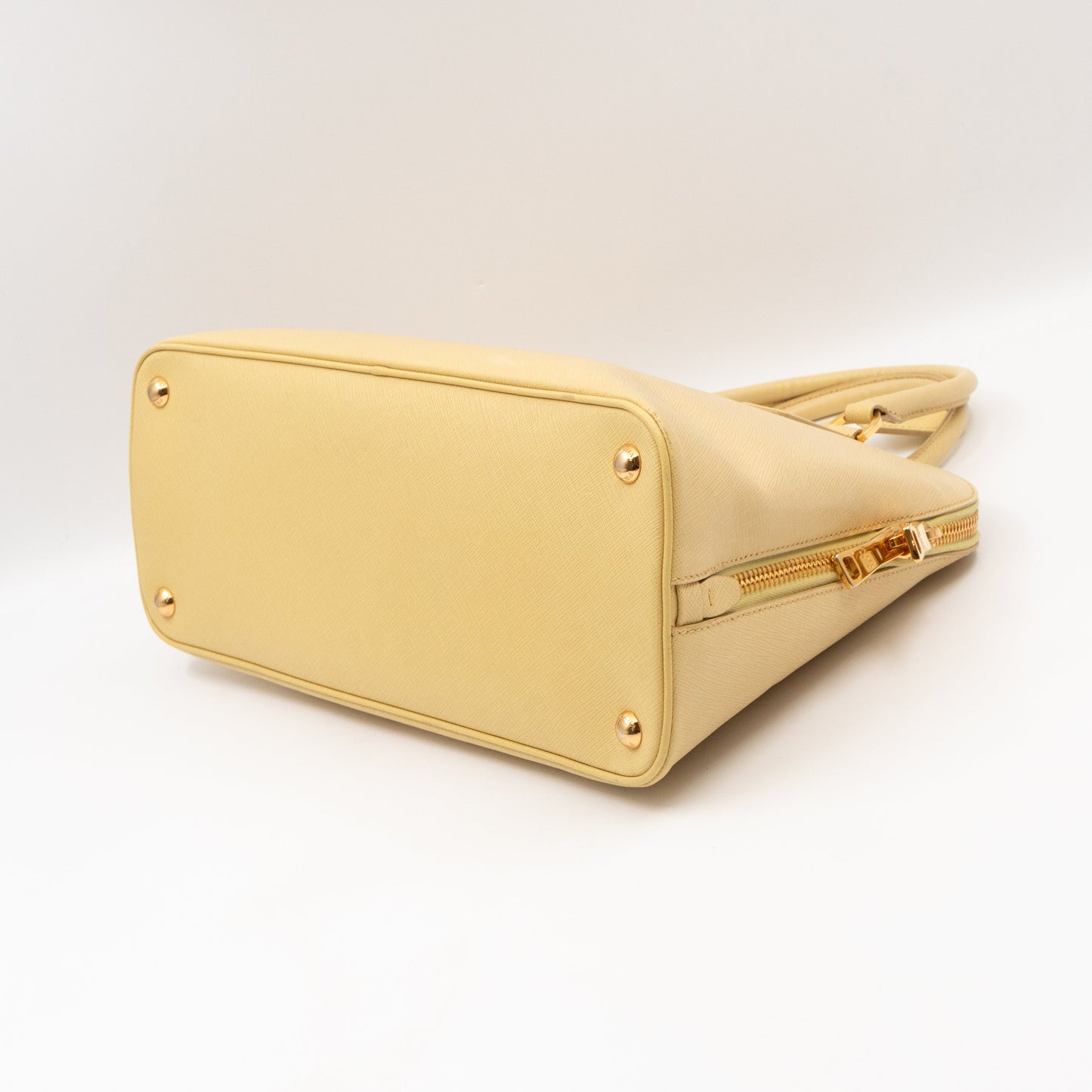 Promenade Large Yellow Saffiano Leather