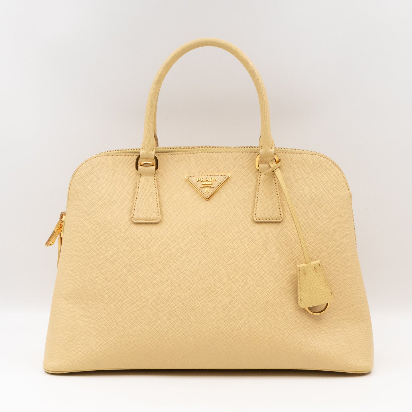 Promenade Large Yellow Saffiano Leather
