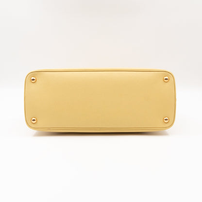 Promenade Large Yellow Saffiano Leather
