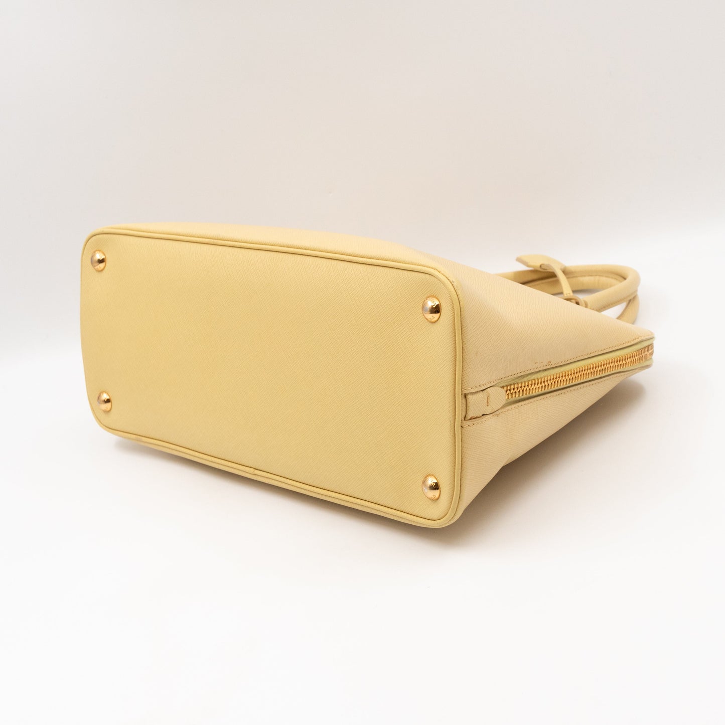 Promenade Large Yellow Saffiano Leather