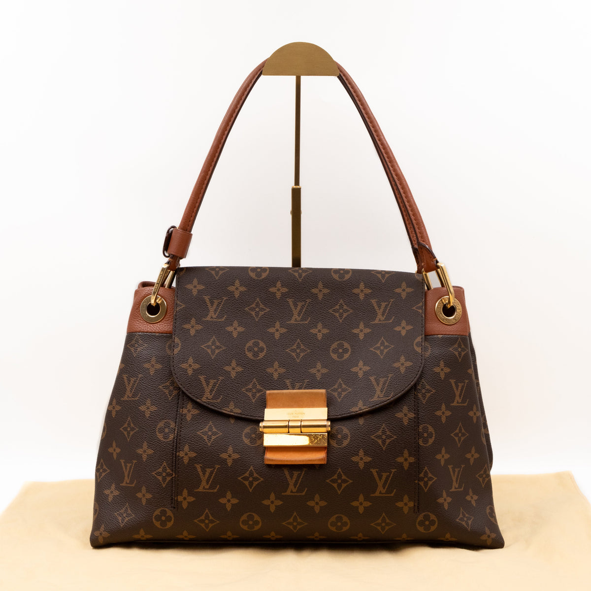 Louis-vuitton Olympe MM Monogram Brown