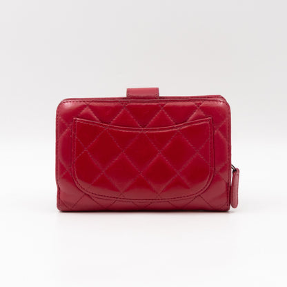 French Wallet Red Leather