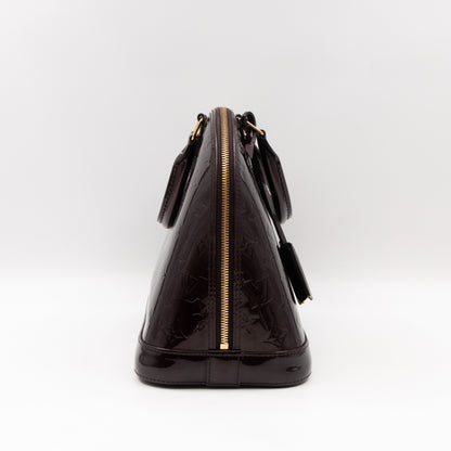 Alma PM Amarante Vernis Leather