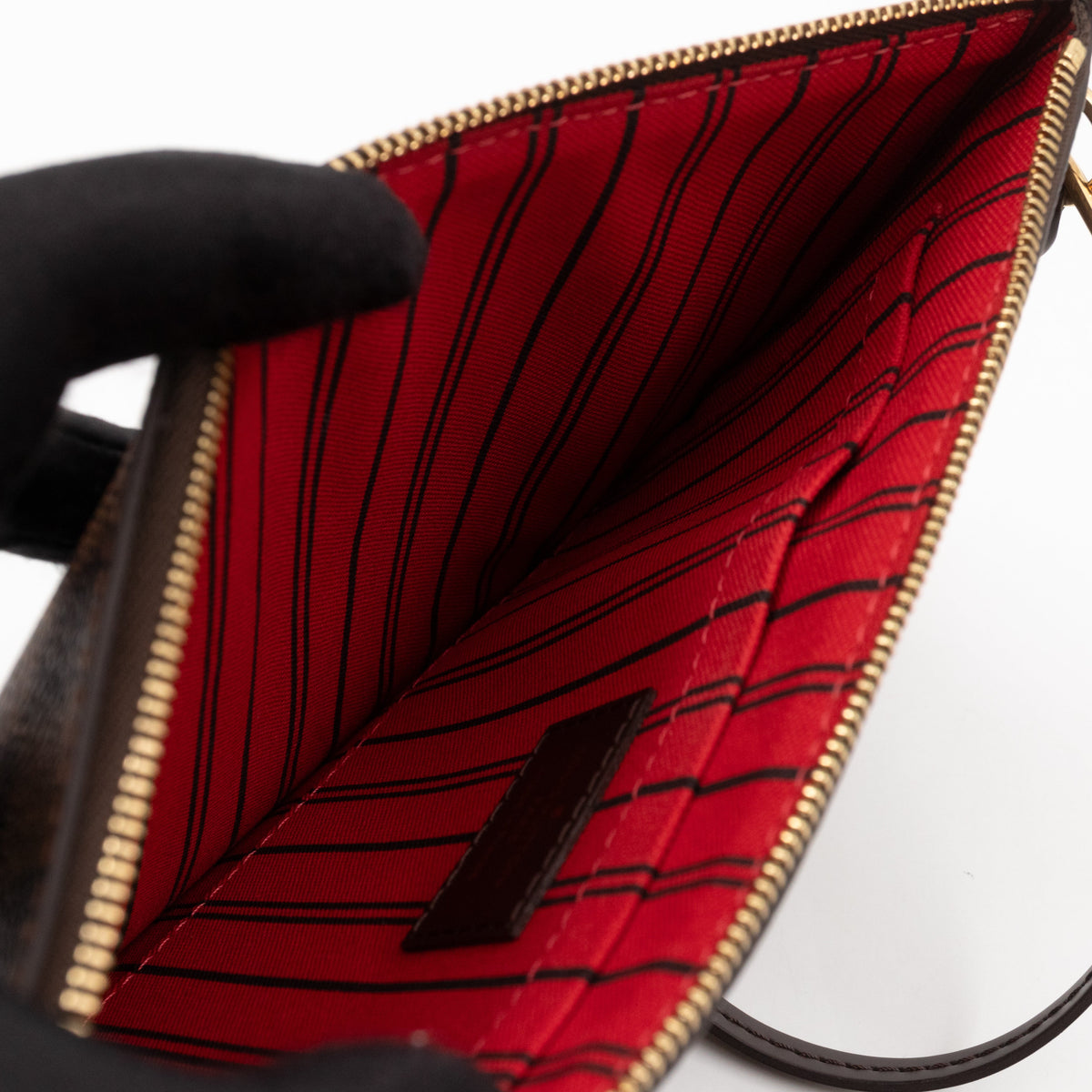 Louis-vuitton Neverfull Pochette Damier Ebene
