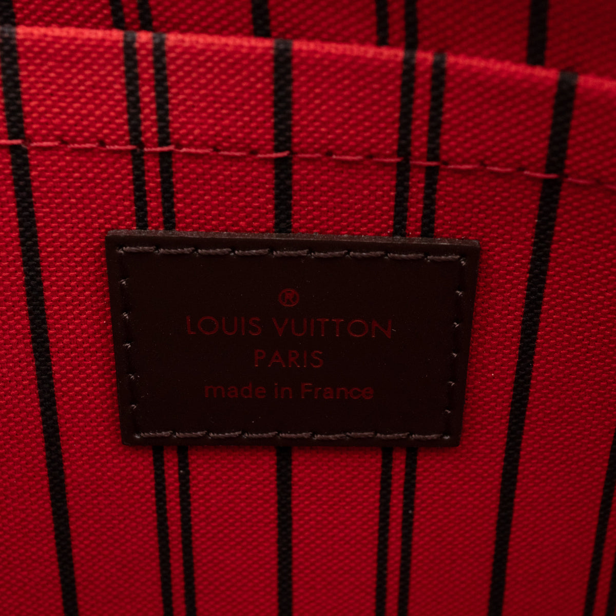 Louis-vuitton Neverfull Pochette Damier Ebene