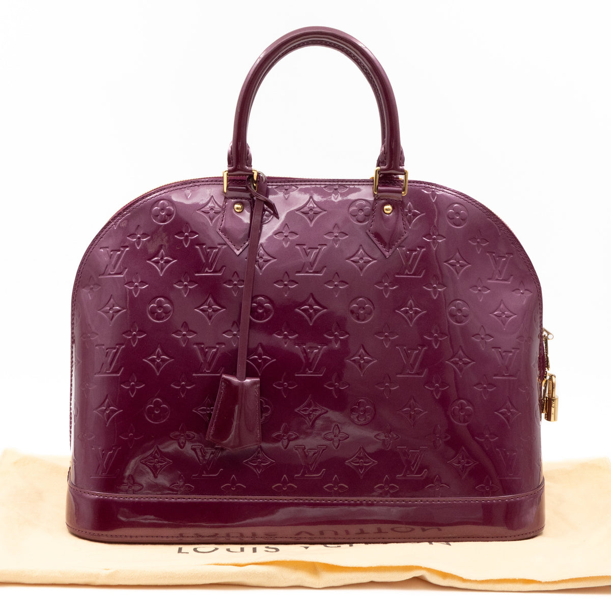 Louis-vuitton Alma GM Violette Vernis
