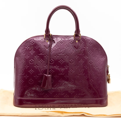 Louis-vuitton Alma GM Violette Vernis