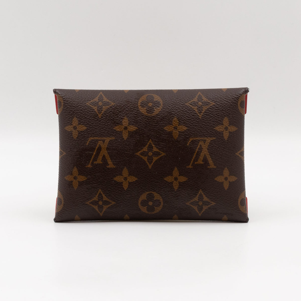Pochette Kirigami Medium Monogram Red