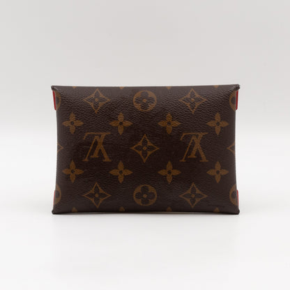 Pochette Kirigami Medium Monogram Red