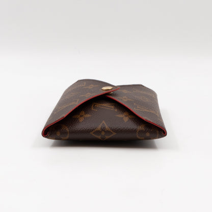 Pochette Kirigami Medium Monogram Red