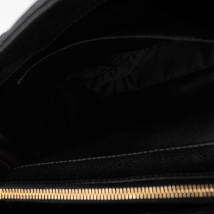 GST Grand Shopping Tote Black Caviar Gold