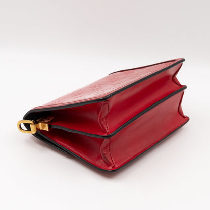 Louis-vuitton Dauphine Mini Red Monogram Vernis