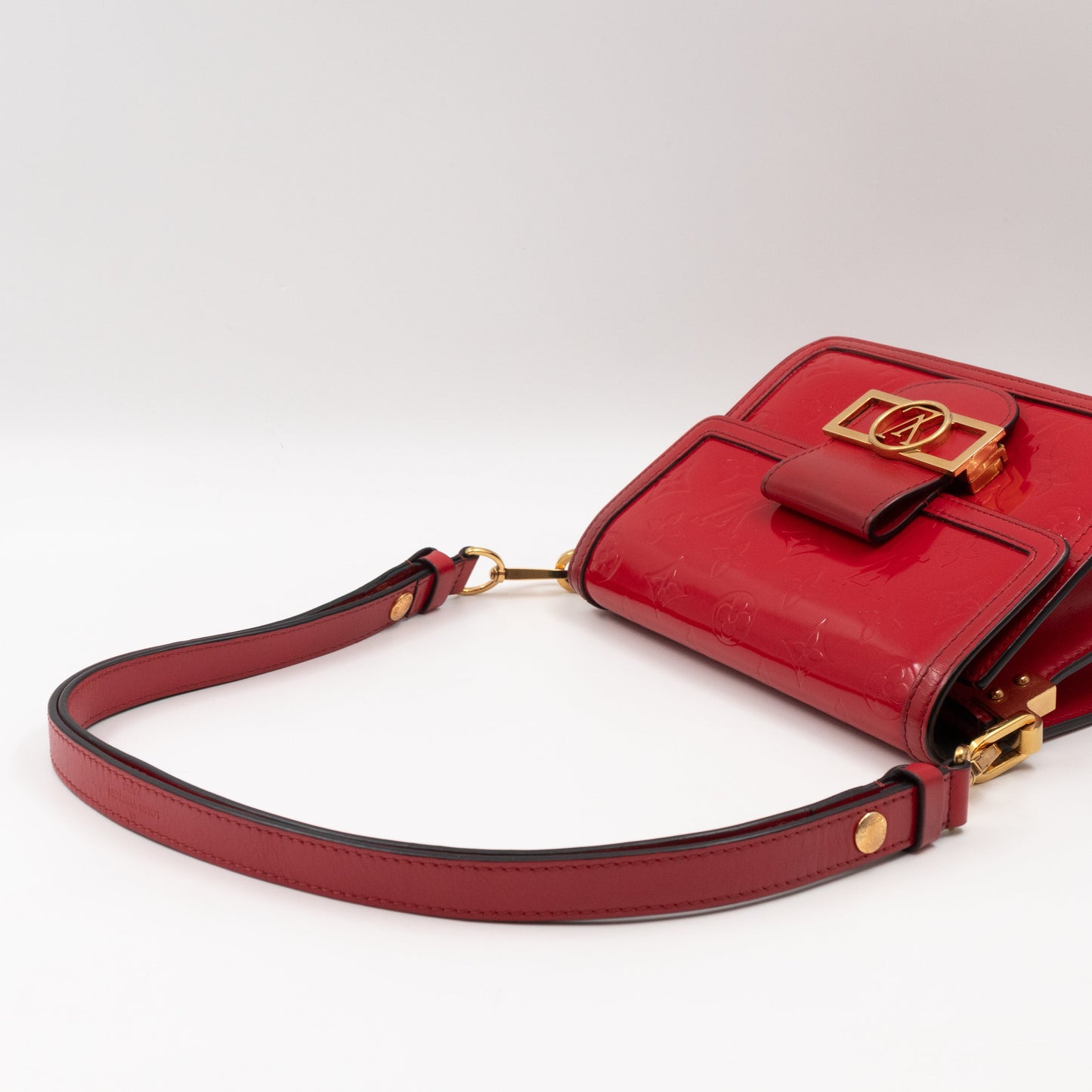 Louis-vuitton Dauphine Mini Red Monogram Vernis