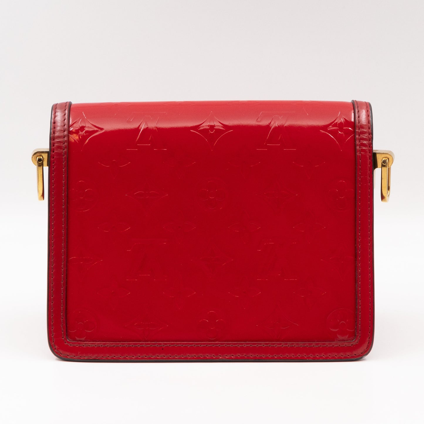 Louis-vuitton Dauphine Mini Red Monogram Vernis