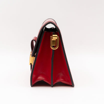 Louis-vuitton Dauphine Mini Red Monogram Vernis