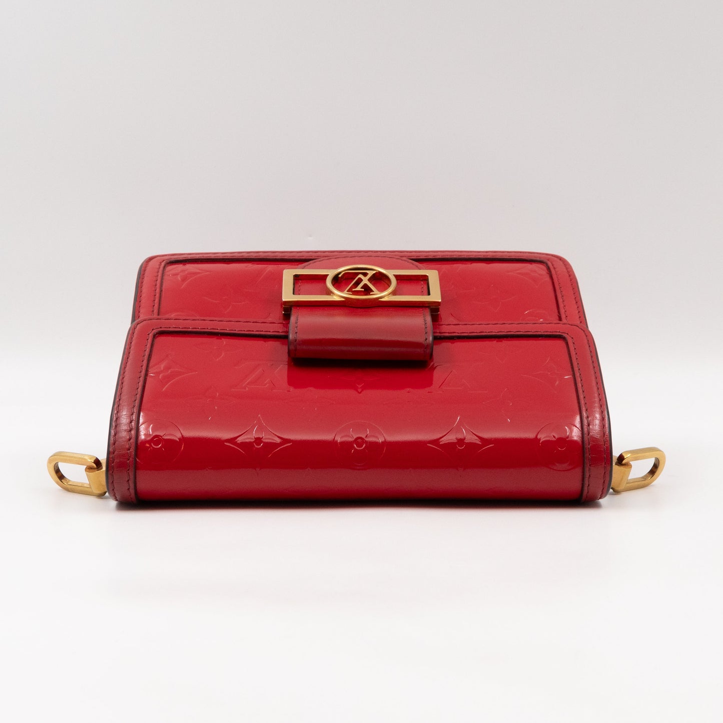 Louis-vuitton Dauphine Mini Red Monogram Vernis