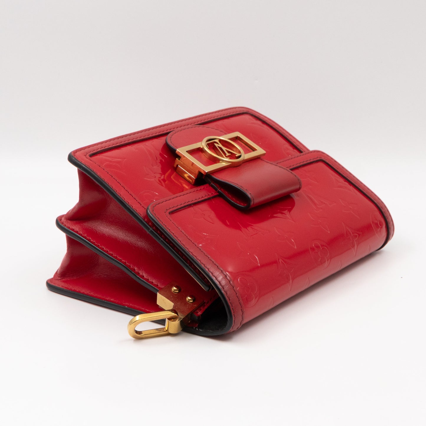 Louis-vuitton Dauphine Mini Red Monogram Vernis
