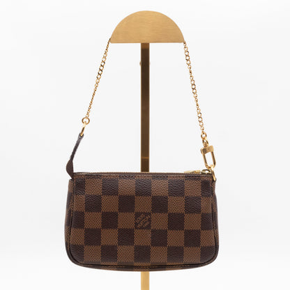 Mini Pochette Accessoires Damier Ebene