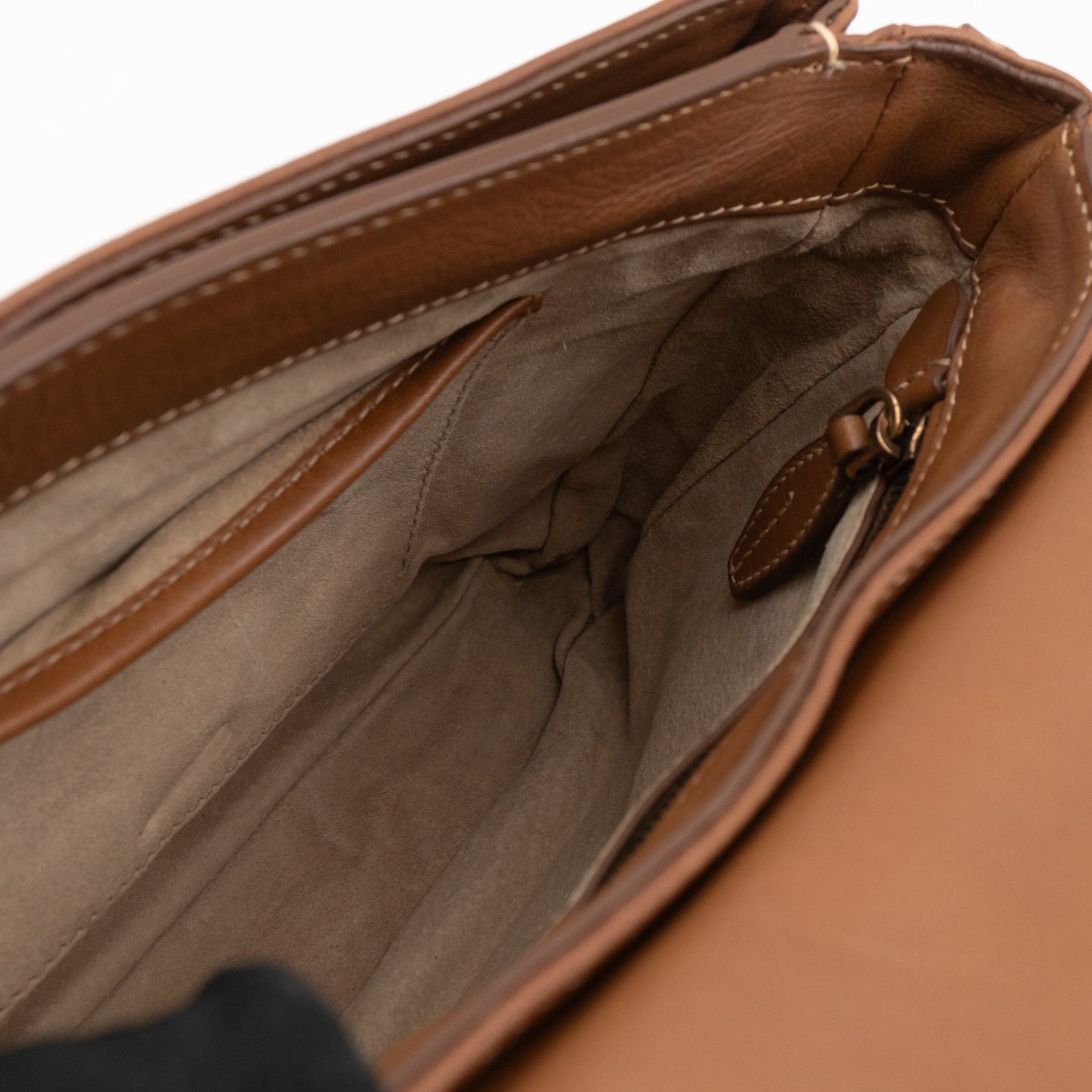 Sound Crossbody Bag Brown Leather