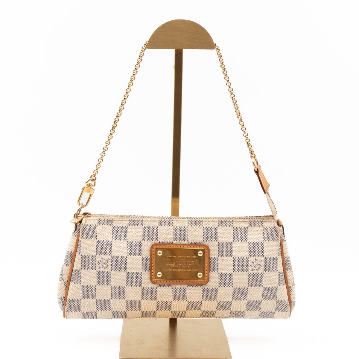 Louis-vuitton Eva Damier Azur (No Shoulder Strap)