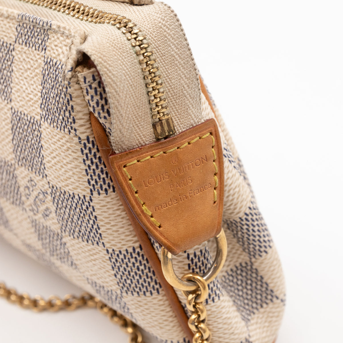 Louis-vuitton Eva Damier Azur (No Shoulder Strap)