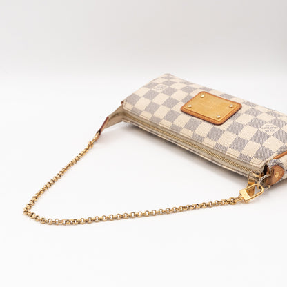 Louis-vuitton Eva Damier Azur (No Shoulder Strap)