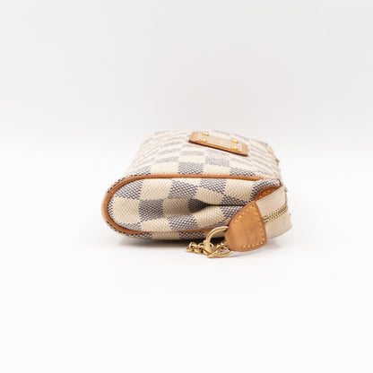 Louis-vuitton Eva Damier Azur (No Shoulder Strap)