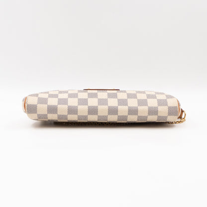 Louis-vuitton Eva Damier Azur (No Shoulder Strap)