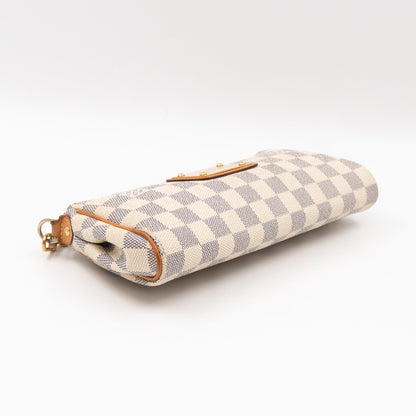 Louis-vuitton Eva Damier Azur (No Shoulder Strap)