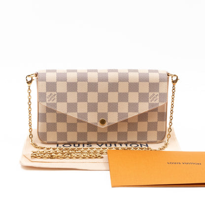Louis-vuitton Pochette Felicie Damier Azur
