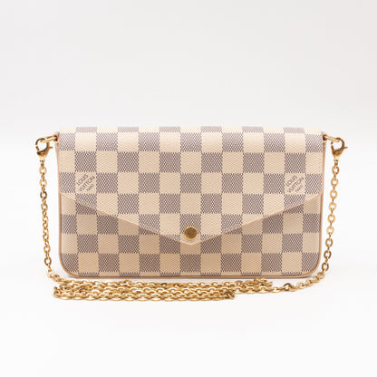 Louis-vuitton Pochette Felicie Damier Azur