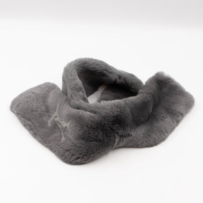 Louis-vuitton Rex Rabbit Grey Scarf Muffler