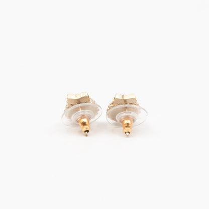 CC Bow Earrings Gold